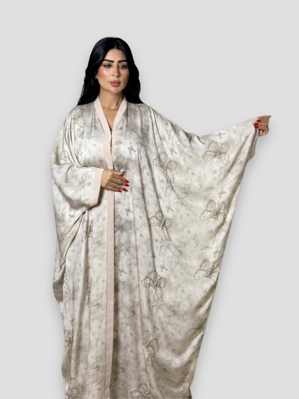 Print cloth abaya