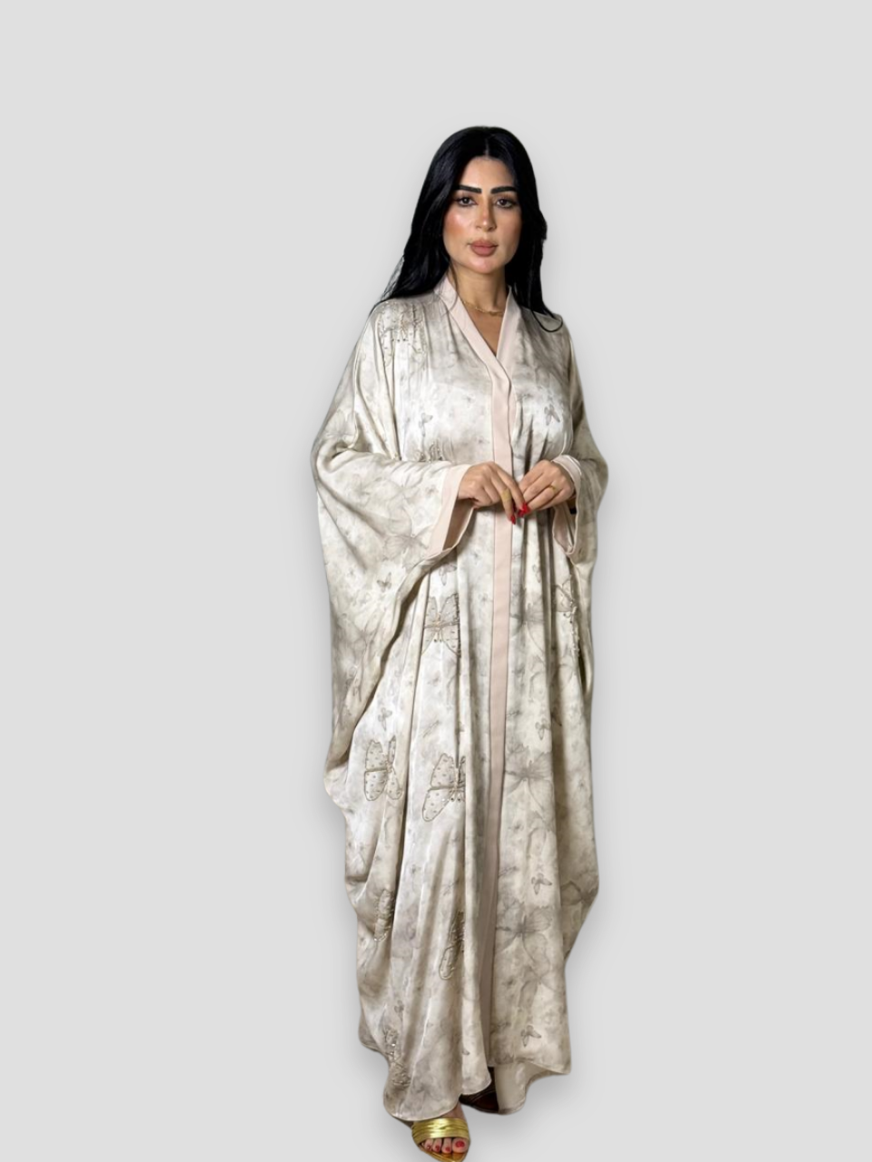 Print cloth abaya