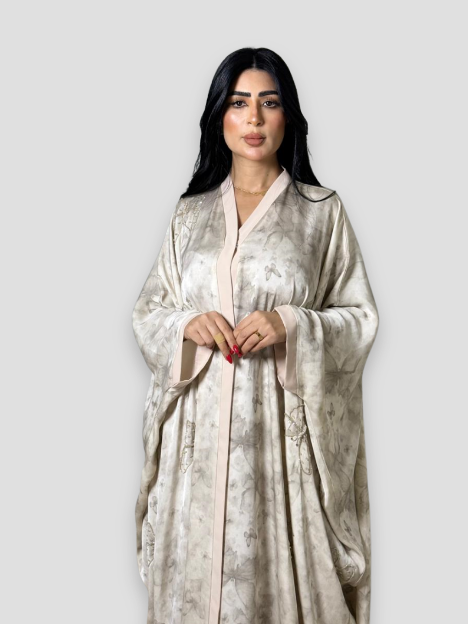 Print cloth abaya