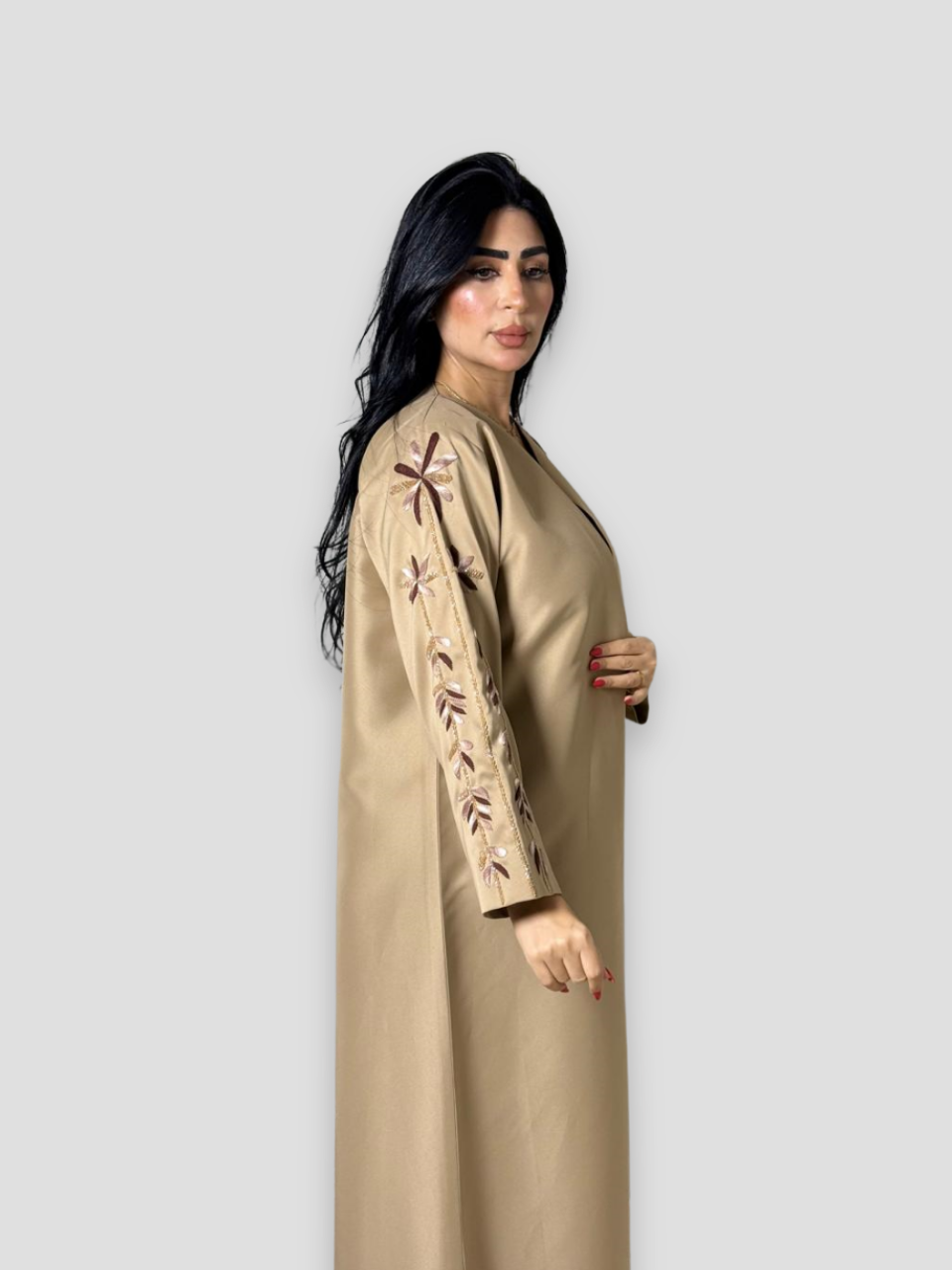 Hand work abaya