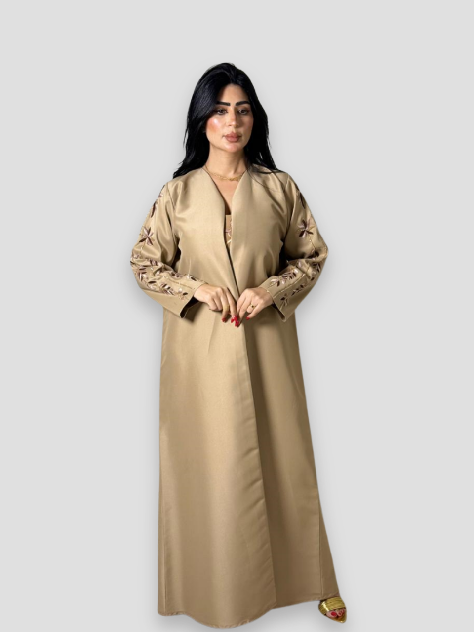 Hand work abaya