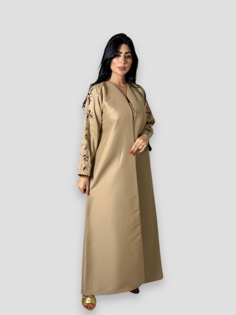 Hand work abaya