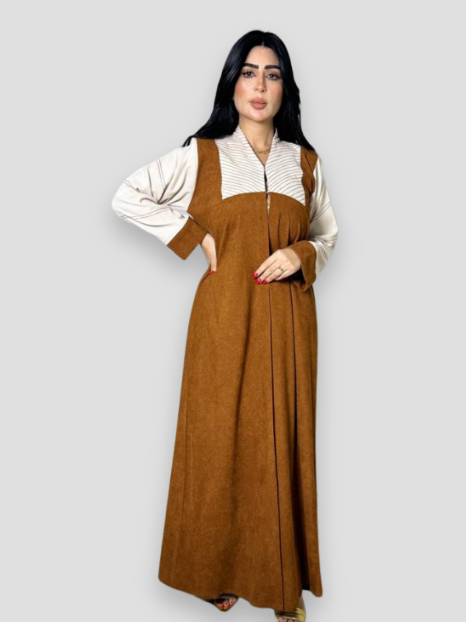 2 color abaya