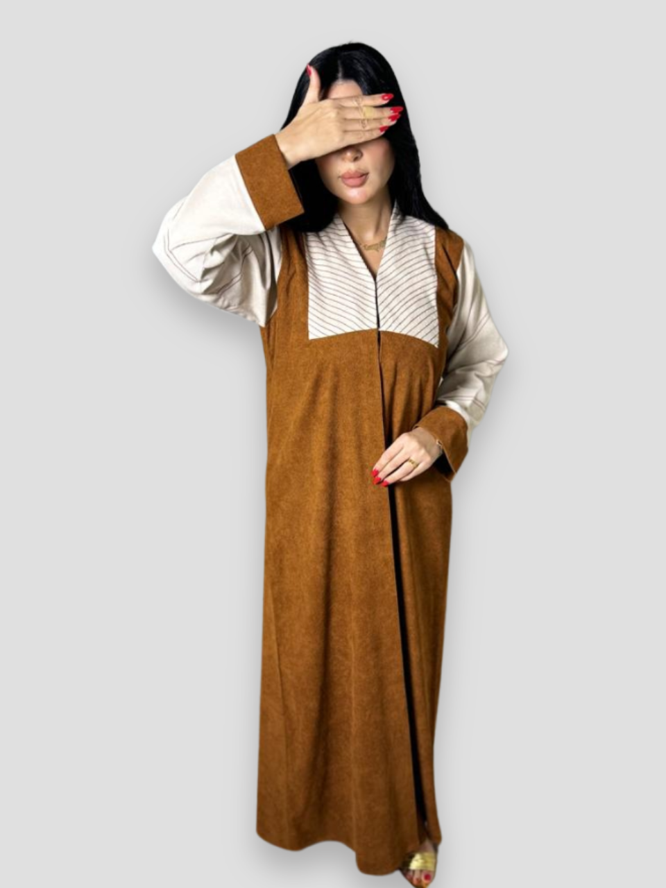 2 color abaya